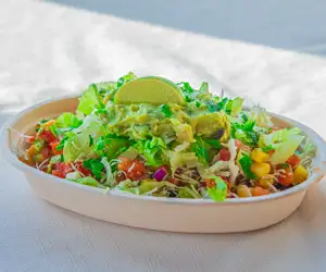 Burrito bowl at The Avocado Pit. 