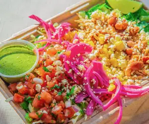 Taco salad from The Avocado Pit.